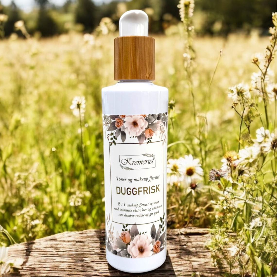 Duggfrisk makeupfjerner og toner