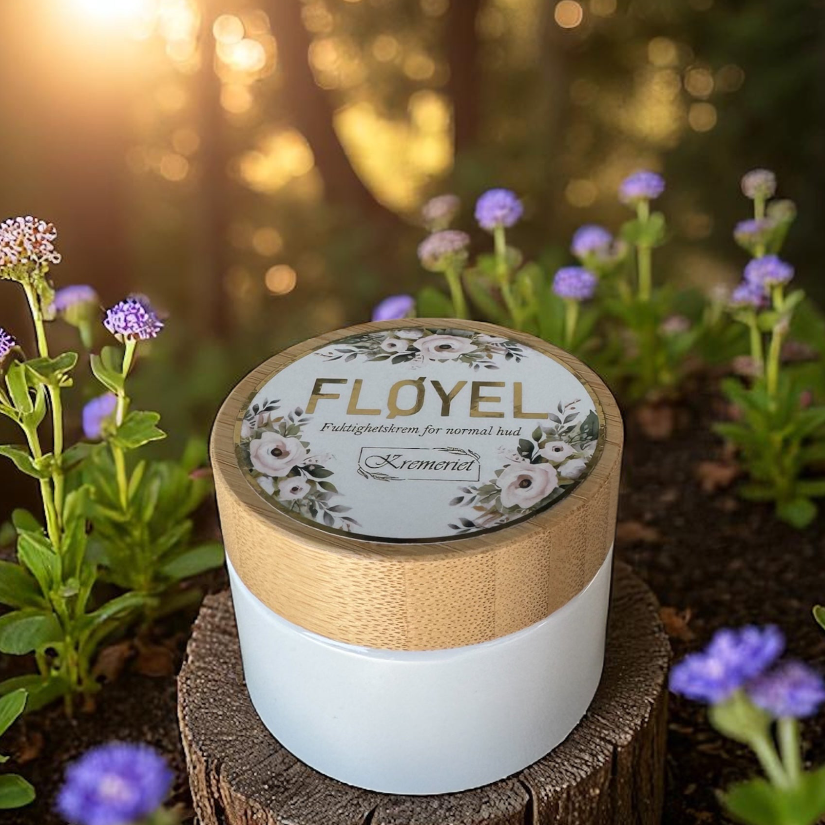 Fløyel fuktighetskrem for normal hud