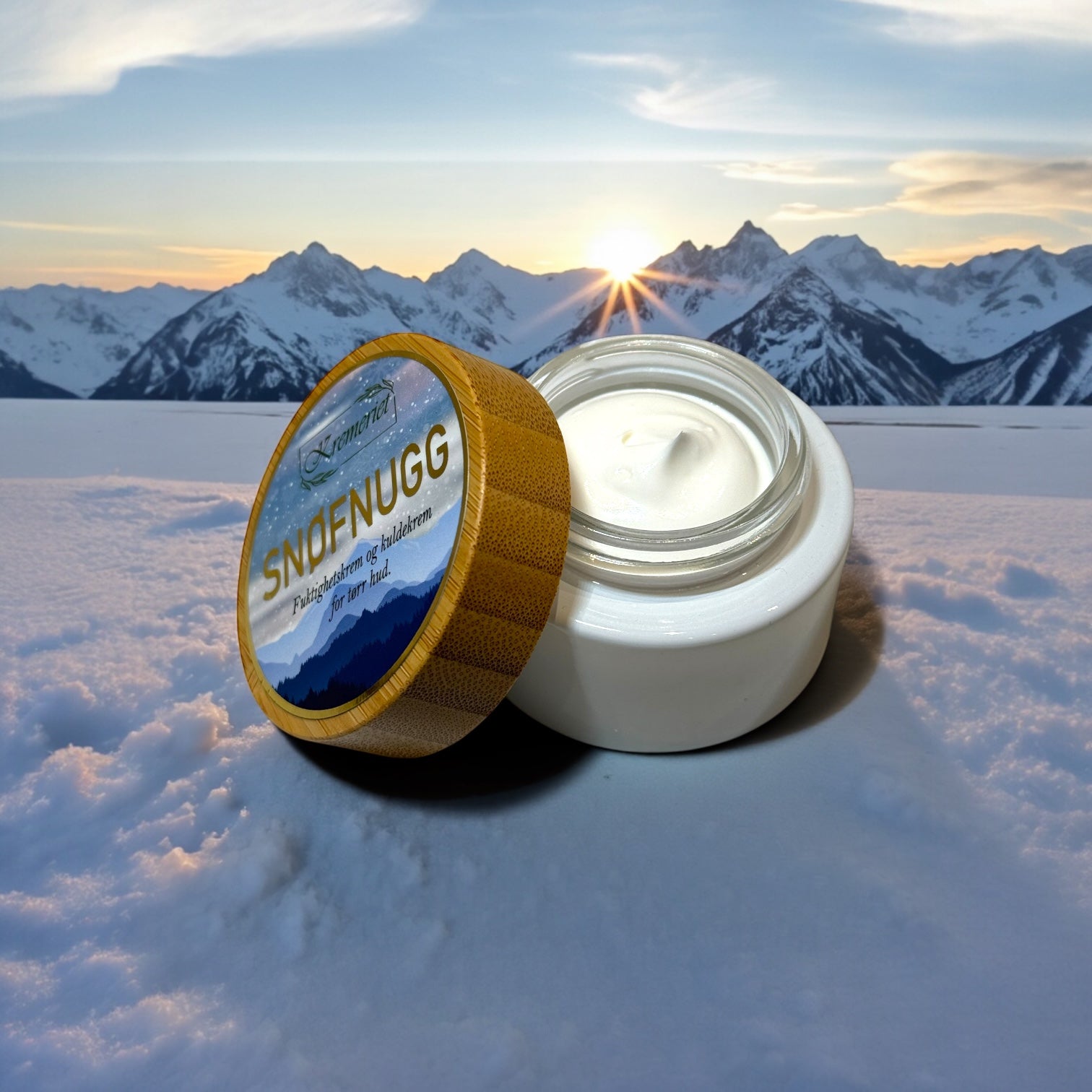 Snøfnugg kuldekrem og fuktighetskrem