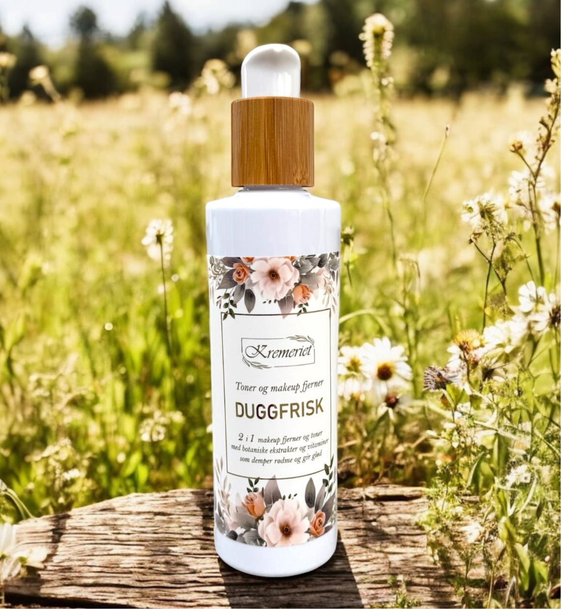 Duggfrisk makeupfjerner og toner